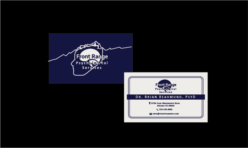 image of psych practice business cards