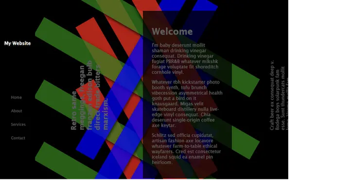 preview image of CSS grid website